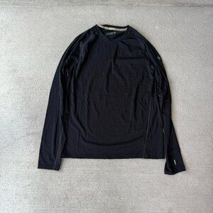 Smartwool Merino 150 Long Sleeve Crew Top Black Wool Performance M